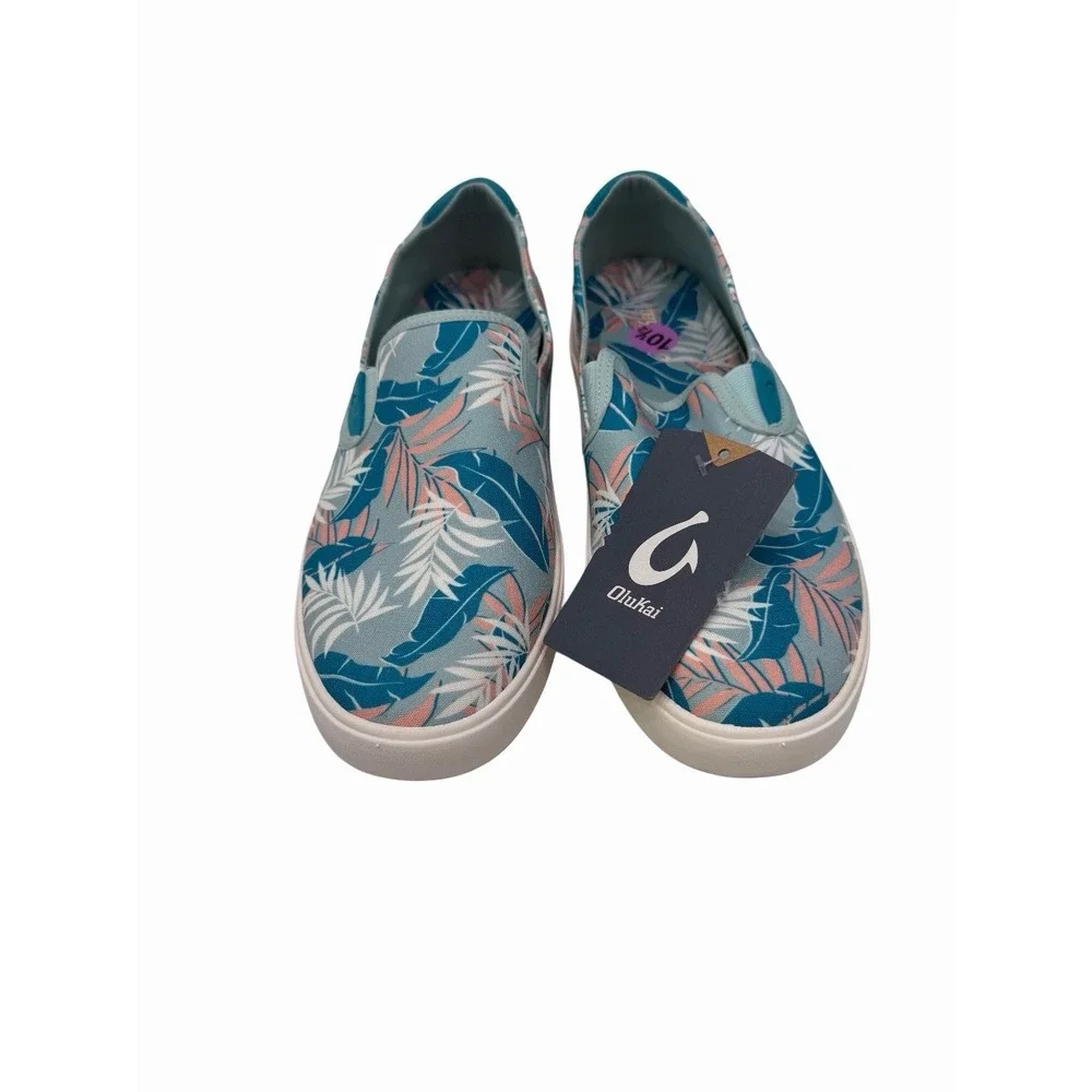 OluKai Laeahi Pai Slip On Shoes Men's 10.5 Swell Aloha Tropical NWT